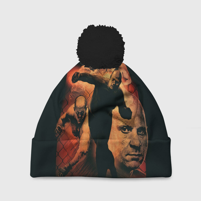 Шапка 3D c помпоном Федор Емельяненко Император фото