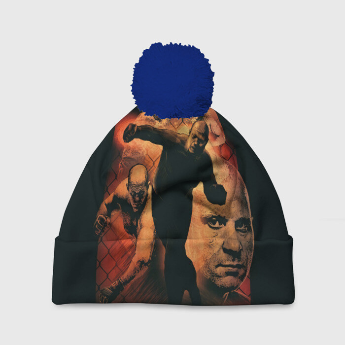 Шапка 3D c помпоном Федор Емельяненко Император фото