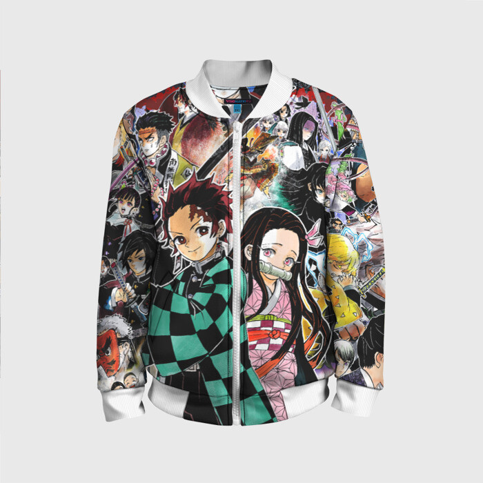 Детский бомбер 3D Клинок рассекающий демонов фото