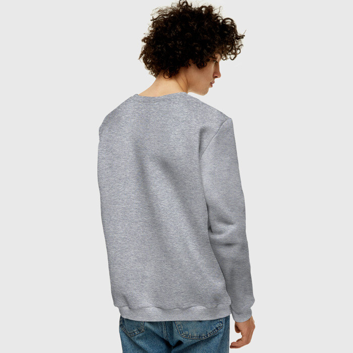 Мужской свитшот хлопок Kimetsu no yaiba прячет под плащем фото