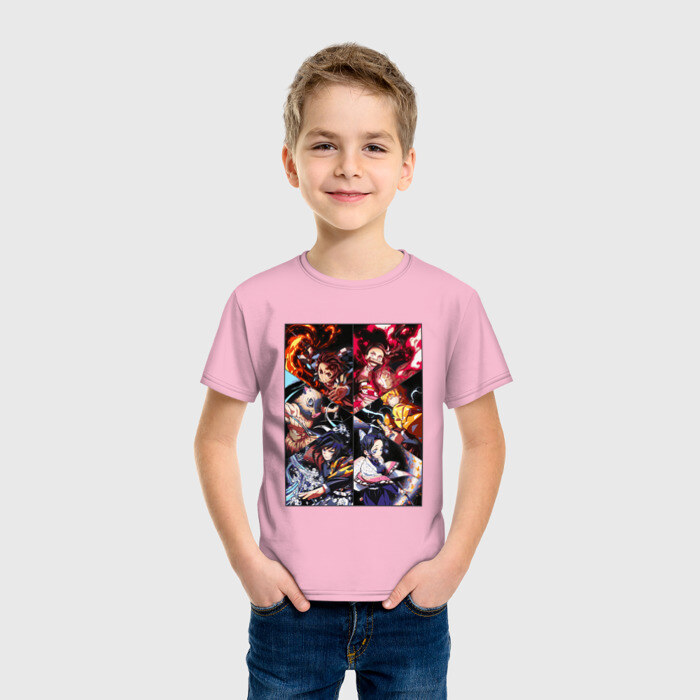 Детская футболка хлопок КЛИНОК РАССЕКАЮЩИЙ ДЕМОНОВ фото