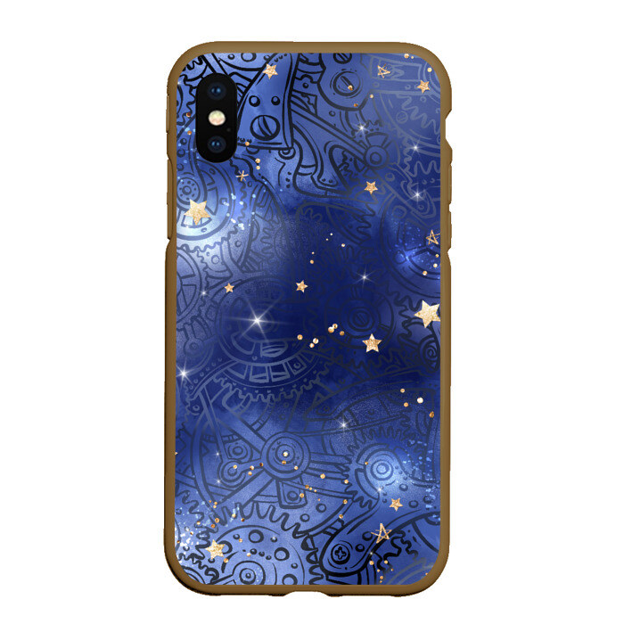 Чехол для iPhone XS Max матовый Небо в стиле Стимпанк фото