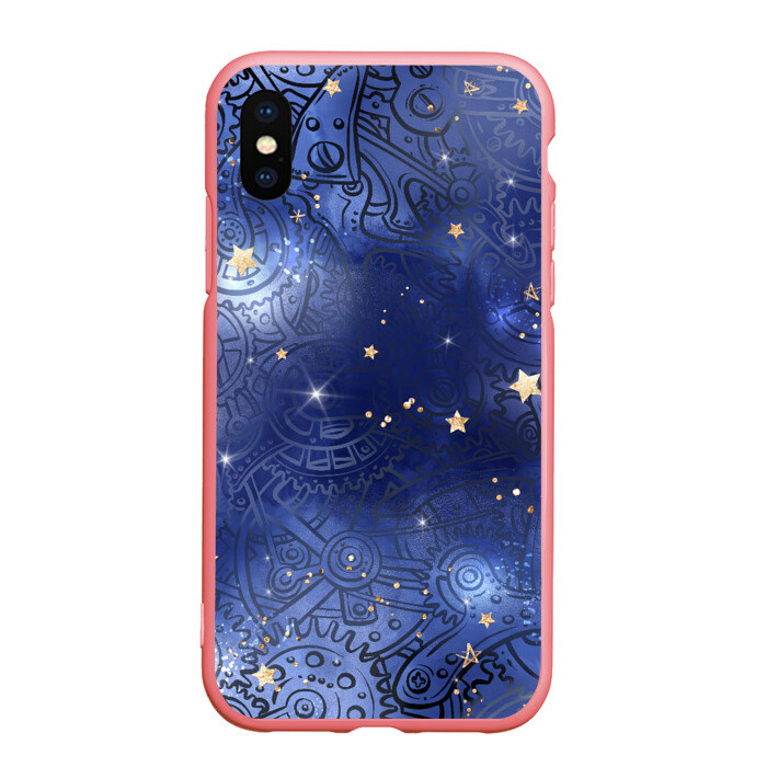 Чехол для iPhone XS Max матовый Небо в стиле Стимпанк фото