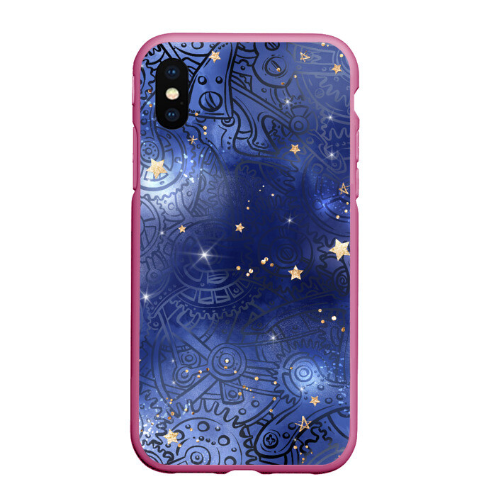 Чехол для iPhone XS Max матовый Небо в стиле Стимпанк фото