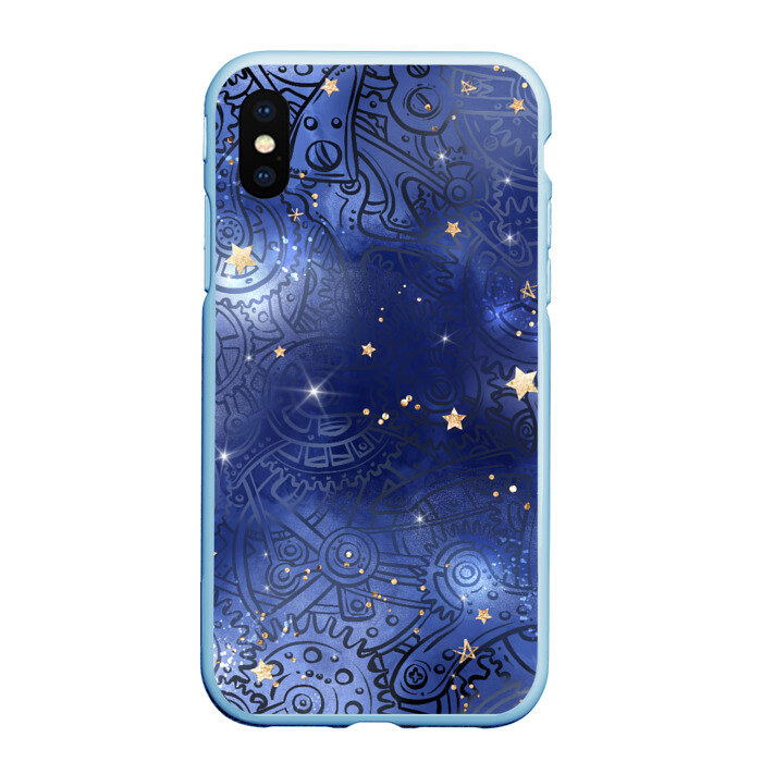 Чехол для iPhone XS Max матовый Небо в стиле Стимпанк фото