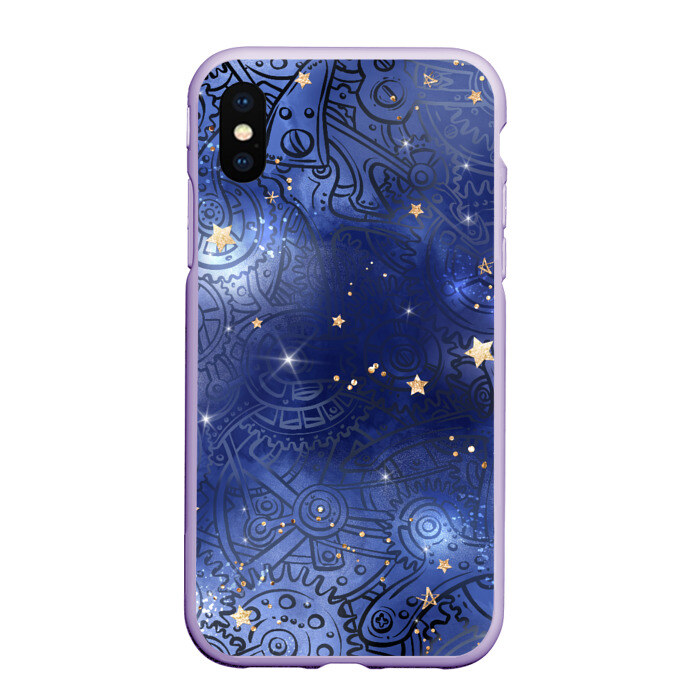 Чехол для iPhone XS Max матовый Небо в стиле Стимпанк фото