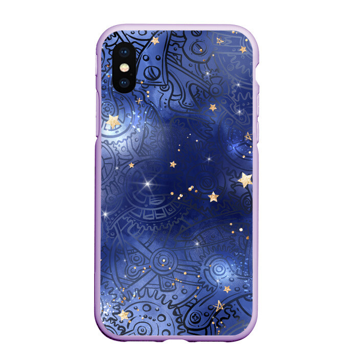 Чехол для iPhone XS Max матовый Небо в стиле Стимпанк фото