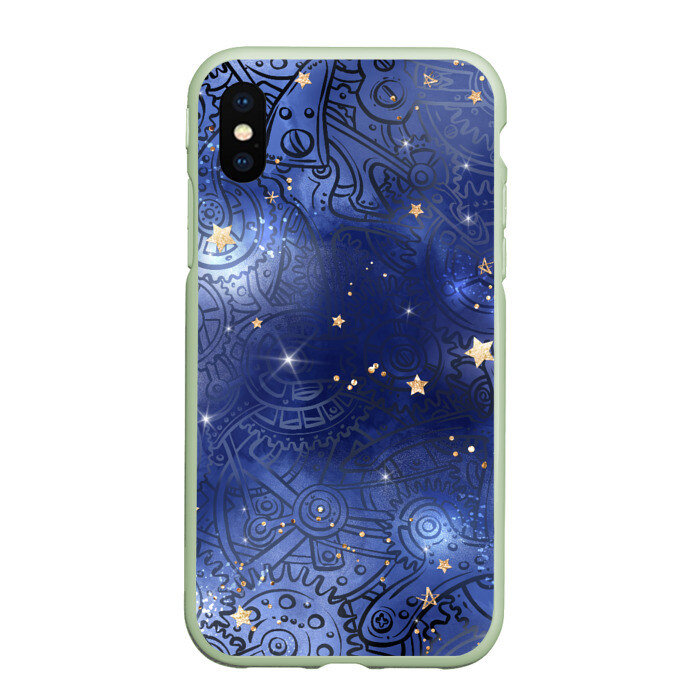 Чехол для iPhone XS Max матовый Небо в стиле Стимпанк фото
