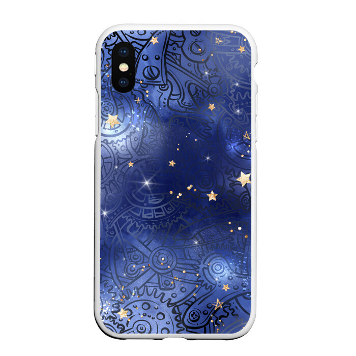 Чехол для iPhone XS Max матовый Небо в стиле Стимпанк фото