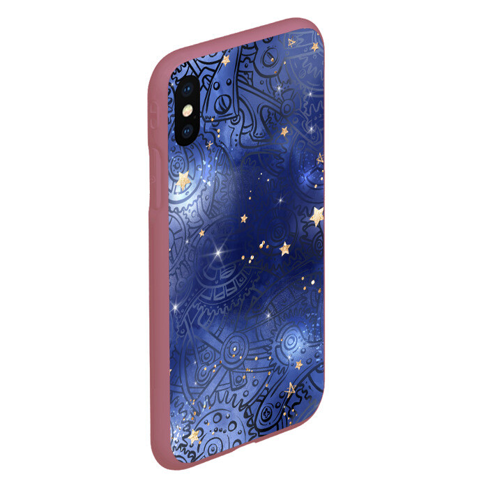 Чехол для iPhone XS Max матовый Небо в стиле Стимпанк фото