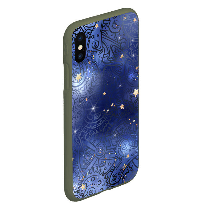 Чехол для iPhone XS Max матовый Небо в стиле Стимпанк фото