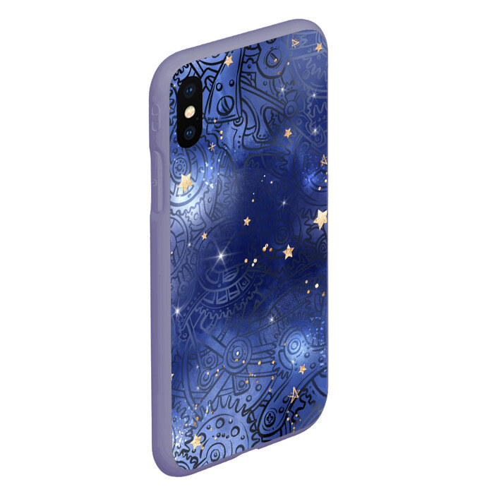 Чехол для iPhone XS Max матовый Небо в стиле Стимпанк фото