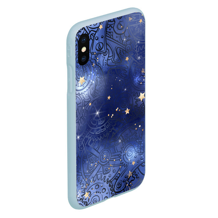 Чехол для iPhone XS Max матовый Небо в стиле Стимпанк фото