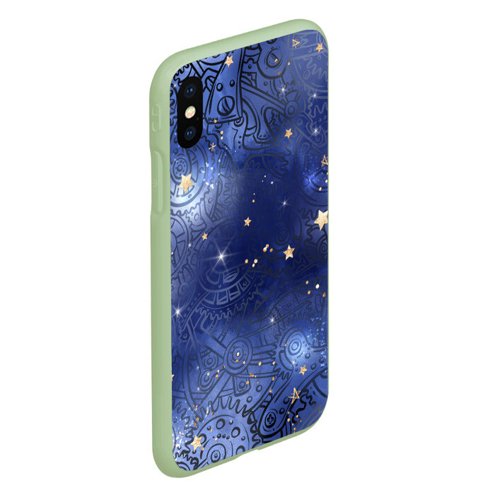 Чехол для iPhone XS Max матовый Небо в стиле Стимпанк фото