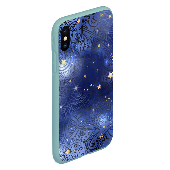 Чехол для iPhone XS Max матовый Небо в стиле Стимпанк фото
