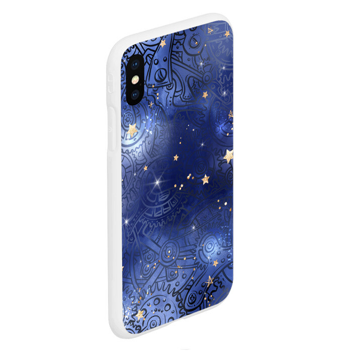 Чехол для iPhone XS Max матовый Небо в стиле Стимпанк фото