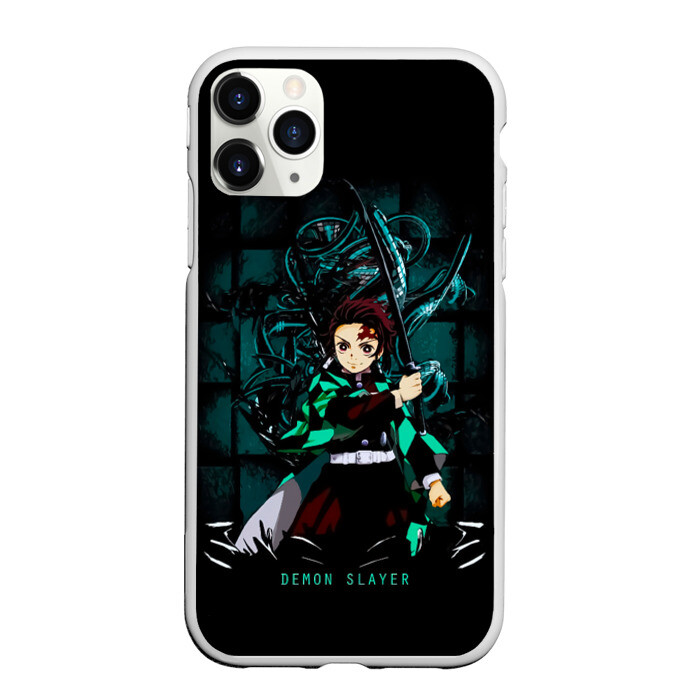 Чехол для iPhone 11 Pro матовый Demon Slayer: Kimetsu no Yaiba фото