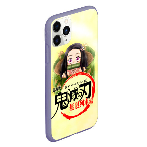 Чехол для iPhone 11 Pro матовый Незуко Камадо Kimetsu no Yaiba фото