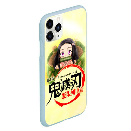Чехол для iPhone 11 Pro матовый Незуко Камадо Kimetsu no Yaiba фото