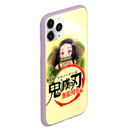 Чехол для iPhone 11 Pro матовый Незуко Камадо Kimetsu no Yaiba фото