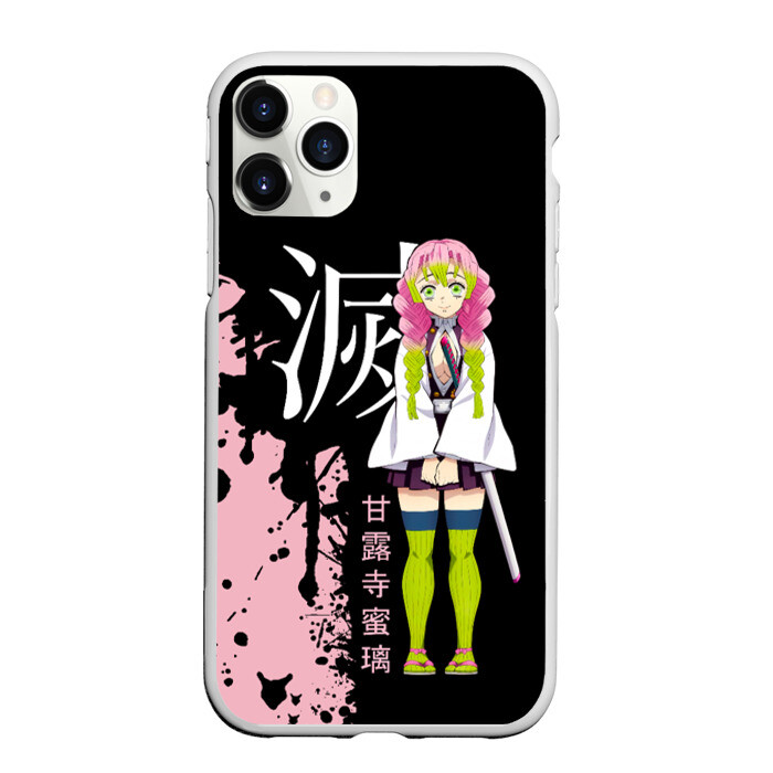 Чехол для iPhone 11 Pro матовый Mitsuri Kanroji | Kimetsu no Yaiba фото