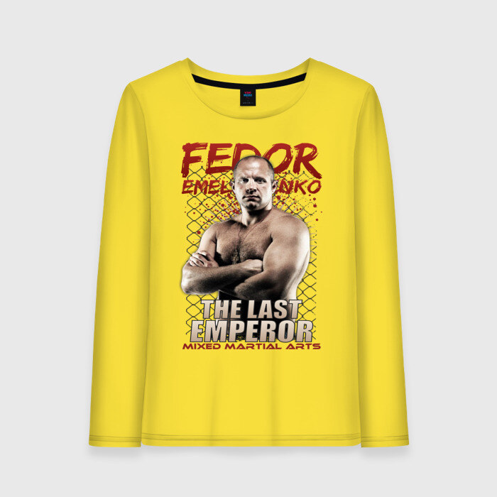 Женский лонгслив хлопок ФЕДОР ЕМЕЛЬЯНЕНКО фото