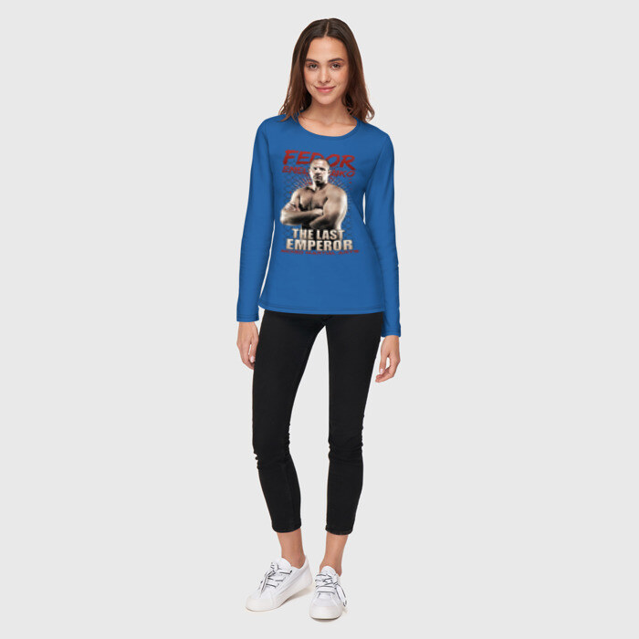 Женский лонгслив хлопок ФЕДОР ЕМЕЛЬЯНЕНКО фото