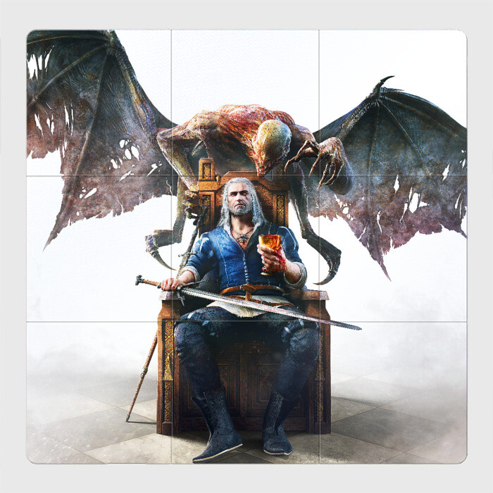Магнитный плакат 3Х3 Geralt фото